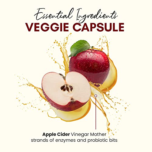 Apple Cider Vinegar with The Mother Supplement, 1200mg Apple Cid...