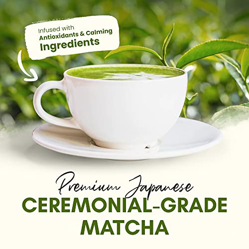 Zealthy Life - Organic Matcha Latte, Pure Japanese Tea Blend wit...