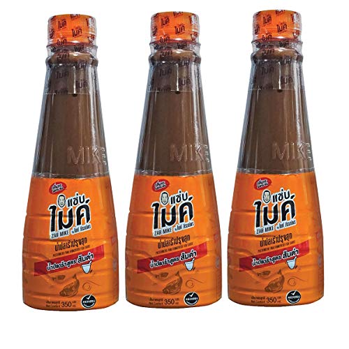Zab Mike 3-Pack Nam Pla Ra Pla Dak Asian Thai Lao Food Papaya Sa