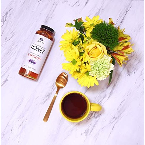 Zaffrus - Saffron Infused Honey - American Star Thistle Honey In
