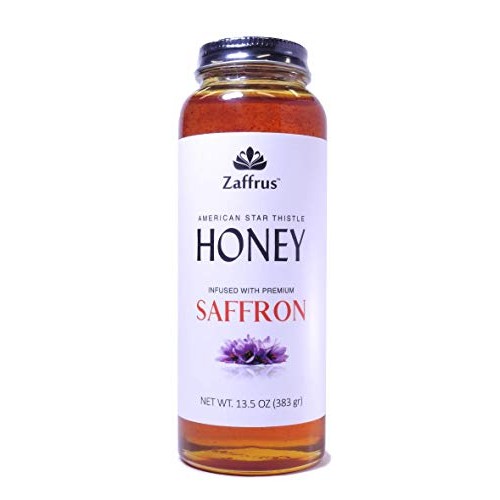 Zaffrus - Saffron Infused Honey - American Star Thistle Honey In