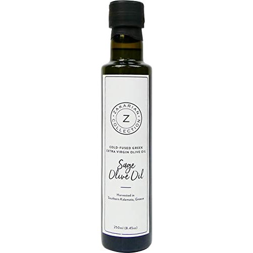 Zakarian: Cold-Pressed Extra Virgin Sage Olive Oil - Made From O