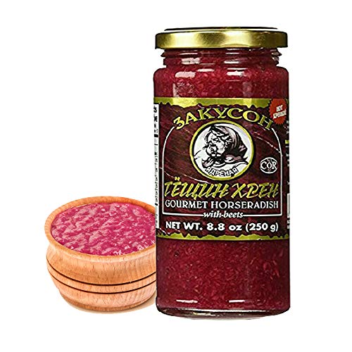 Zakuson Gourmet Horseradish with Beets 8.8 Oz Pack Of 2