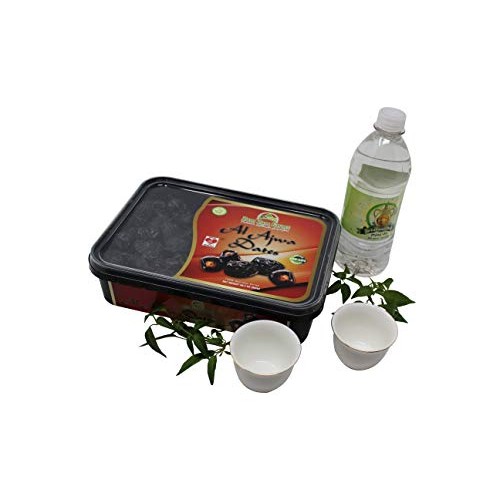 Al Ajwa Dates 400G With Zam Zam Water 500Ml And Imported From Ma