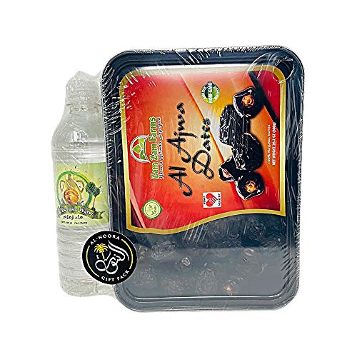 Al Ajwa Dates 800G With Zam Zam Water 500Ml And Imported From Ma
