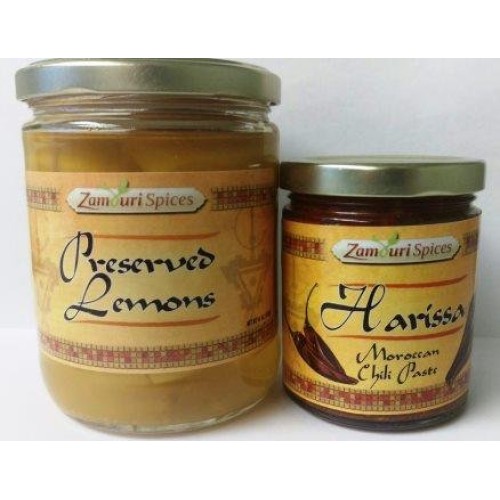 Preserved Lemons &Amp; Harissa Paste Set
