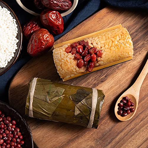 Bamboo wrapped Sweet Rice Dumpling,Red Bean Paste Date Honey zon...