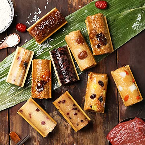 Bamboo wrapped Sweet Rice Dumpling,Red Bean Paste Date Honey zon...