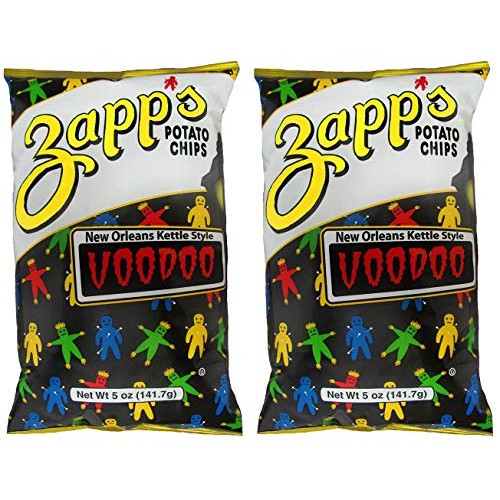 Zapps Potato Chips New Orleans Kettle Style Voodoo 5Oz 2-Pack