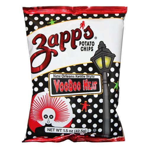 Zapps Potato Chips, Voodoo Heat, New Orleans Kettle Style, 1.5O