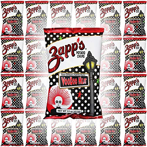 Zapps Potato Chips, Voodoo Heat, New Orleans Kettle Style, 1.5O