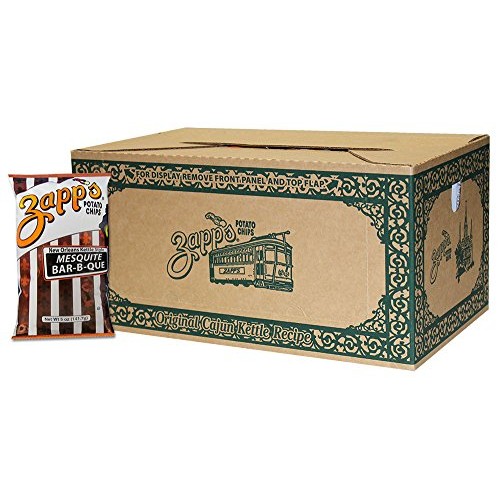 Zapp’S New Orleans Kettle-Style Potato Chips, Mesquite Bbq – Cru