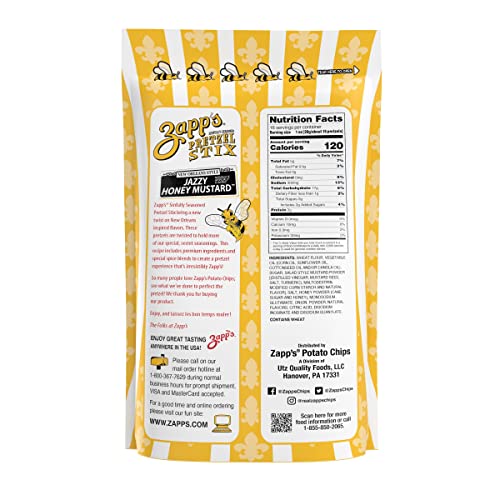 Zapps Seasoned Pretzel Stix, 16oz. Pouch Variety Pack 4 Pouche...
