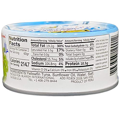 Zarrin - Yellowfin Tuna In Oil, Prime Light Fillet 6 Cans, 6 O