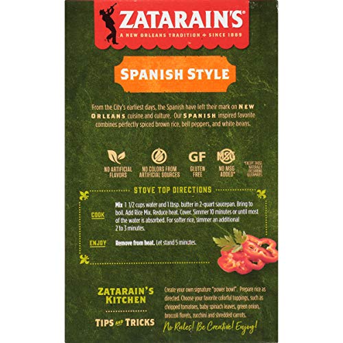 Zatarains Spanish Style Brown Rice With Bell Peppers And White