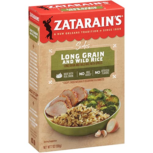 Zatarains Long Grain And Wild Rice, 7 Oz Pack Of 12