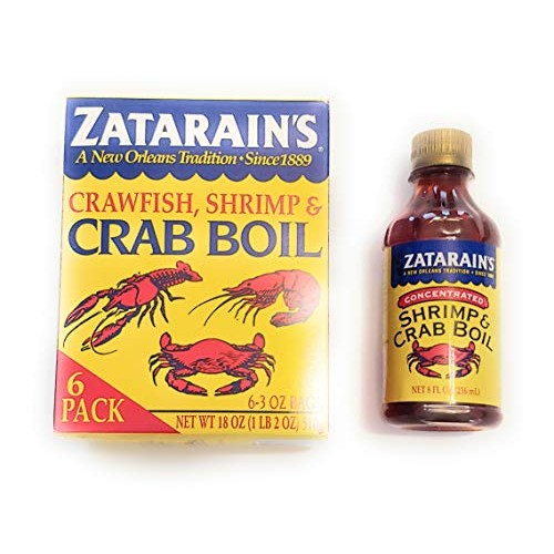 Zatarains Shrimp And Crab Boil Bundle, One 6 Pack Box Of 3 Oz Ba Zatarains Shrimp And Crab Boil Bundle, One 6 Pack Box Of 3 Oz Ba