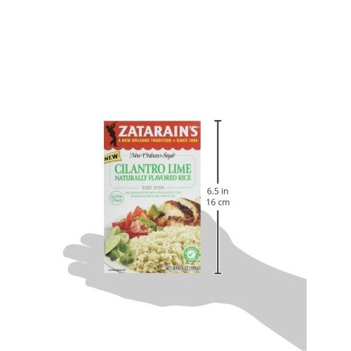 Zatarains Cilantro Lime Rice, 6.9 Oz Pack Of 12