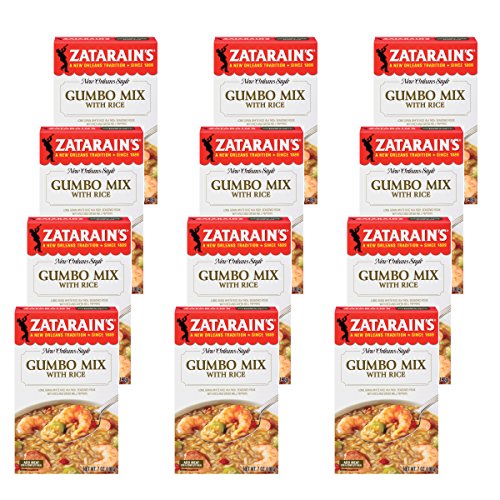 Zatarains Gumbo Mix, 7 Oz Pack Of 12 Package May Vary