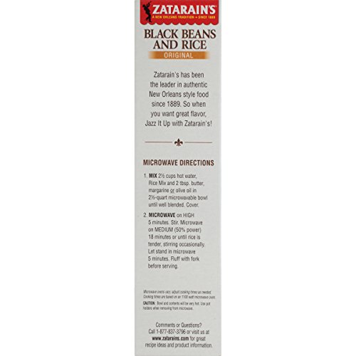 Zatarains New Orleans Style Black Beans And Rice, 7 Oz