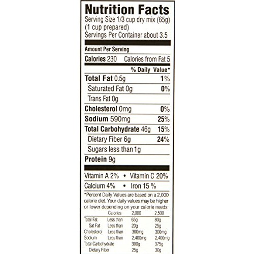 Zatarains Reduced Sodium Red Beans &Amp; Rice Mix, 8 Oz Pack Of 6