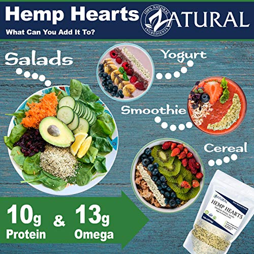 Hemp Hearts - 100% Pure Hemp Hearts - Raw Shelled Hemp Seeds 3