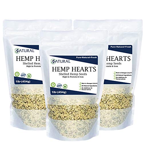 Hemp Hearts - 100% Pure Hemp Hearts - Raw Shelled Hemp Seeds 3