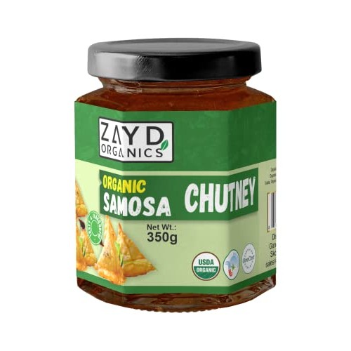 Zayd Organic Samosa Chutney, Spicy Imli Chutney, Great Dipping S...