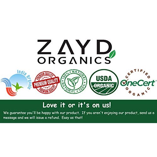 Zayd Organics Flax Seeds, Alsi Whole Linseed, Usda Organic, 16Oz