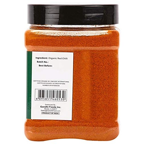 Zayd Organics Red Chili Powder, Hot Chili Ground, Mirchi, Usda O