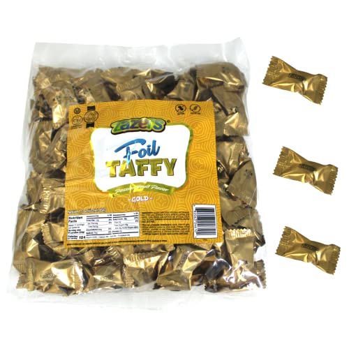 Gold Foils Chewy Filled Sweet And Sour Candy, 1-Pound Bag Of Gol