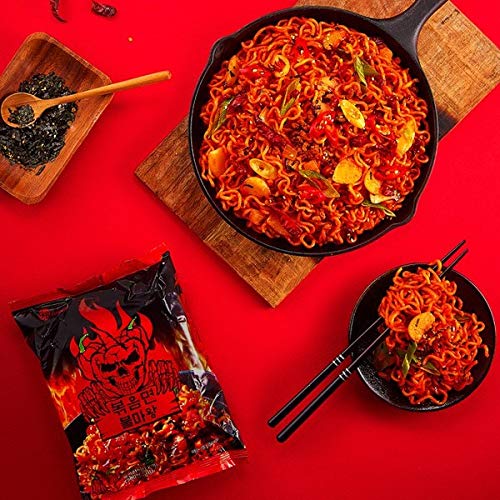 Korean Bulmawang Ramen Fire King Stir fried Ramen 135g, Soup Ram...