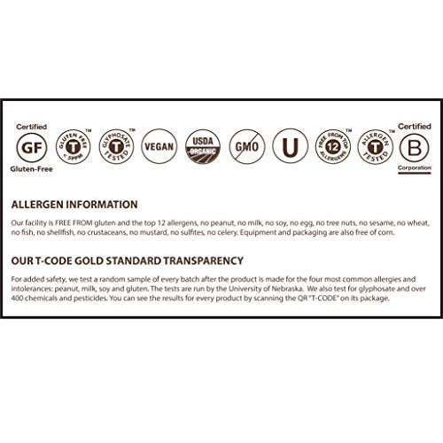 ZEGO Gluten Free Organic Rolled Oats - Double Protein Old Fashio...