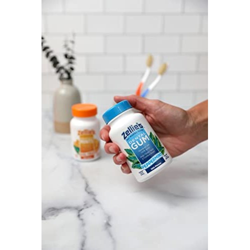 Zellies Peppermint Gum, 100 Count Jar