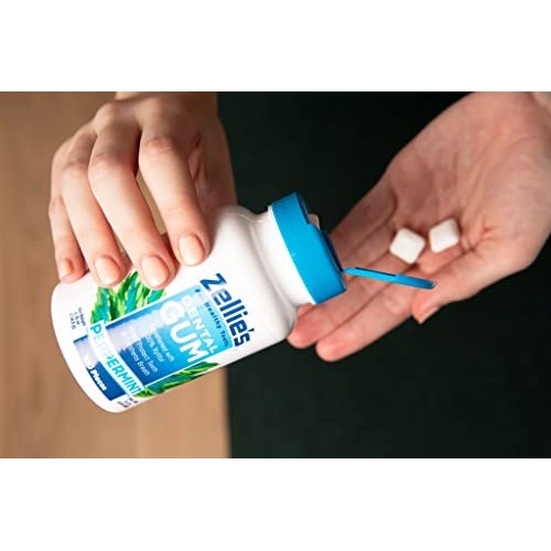 Zellies Peppermint Gum, 100 Count Jar