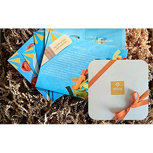A Greek Foodie Gift Box 4 Pieces, Beribboned Box Set. Ideal Fo