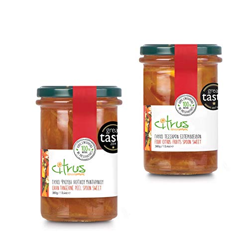 Citrus Handmade Greek Fruit Preserve Duo - 1 Chian Tangerine Pee