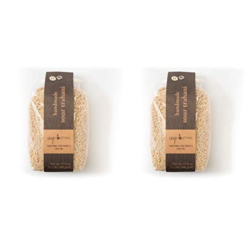 Agrozimi Traditional Greek Handmade Sour Trahana Pasta Made With