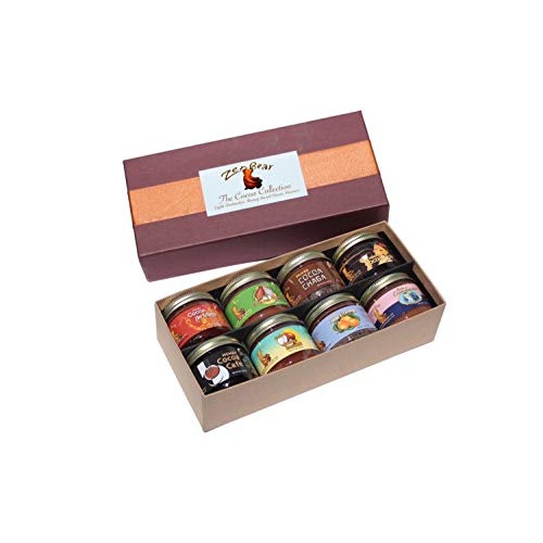 Zen Bear | Assorted Honey Cocoa Gift Box | Contains 8 3Oz Jars