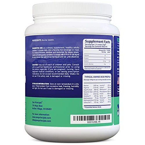 Extra Large Grass-Fed Gelatin Powder, 3 Lb. Custom Anti-Aging Pr