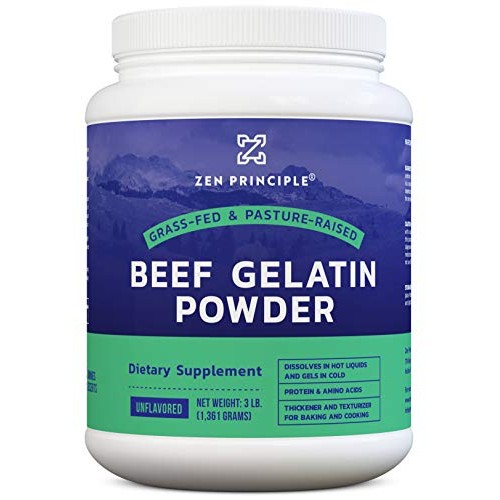 Extra Large Grass-Fed Gelatin Powder, 3 Lb. Custom Anti-Aging Pr
