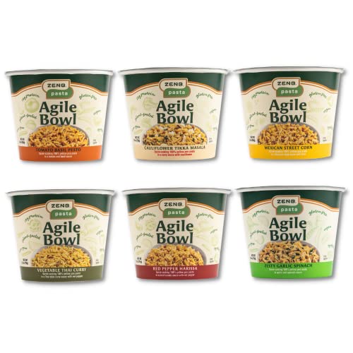Zenb Pasta Agile Bowl, Gluten-Free, Ready To Eat Meal In 3 Minut
