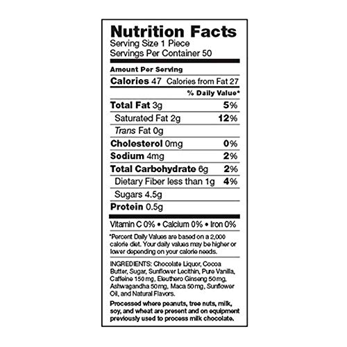 Zenevo Dark Chocolate Driving Energy Squares – Mint Dark Chocolate