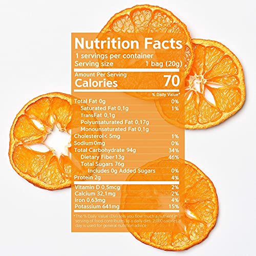 Dried Mandarine Orange Slices, Sweetened Dried Tangerine, Dried