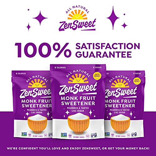 Zensweet All Natural Monk Fruit Sugar-Free Sweetener - Sugar Sub