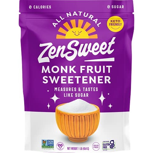Zensweet All Natural Monk Fruit Sugar-Free Sweetener - Sugar Sub