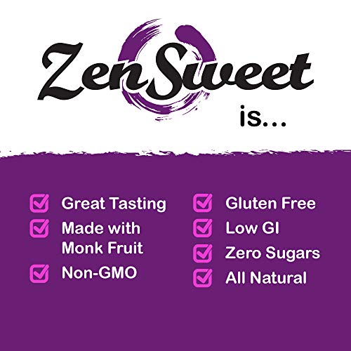 Zensweet Baking Dark Chocolate Brownie Mix 11.25 Oz, Sugar Free,