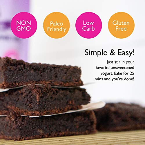 Zensweet Baking Dark Chocolate Brownie Mix 11.25 Oz, Sugar Free,