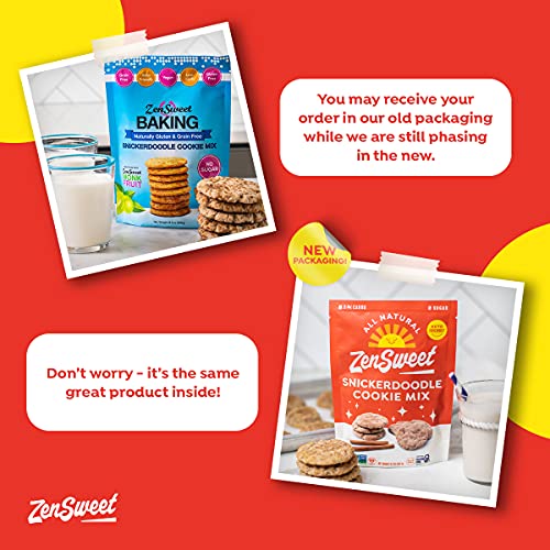 ZenSweet Snickerdoodle Cookie Mix - Keto Cookies with No Sugar A...