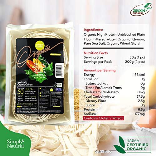 Natural Handmade Quinoa &Amp; Carrot Noodle With High Protein Flour,